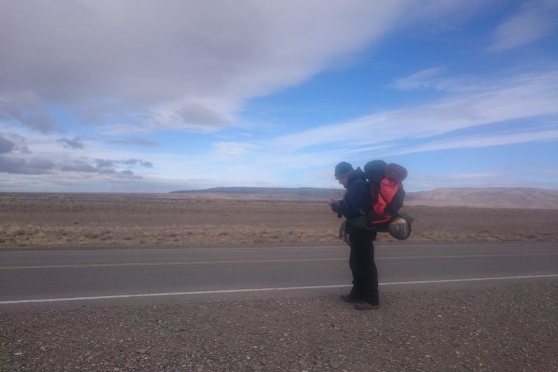 Ruta 40 Mochilero A Dedo