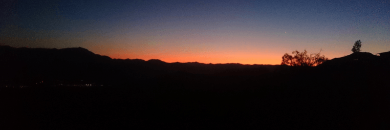 Anochecer en Mamalluca - San Isidro