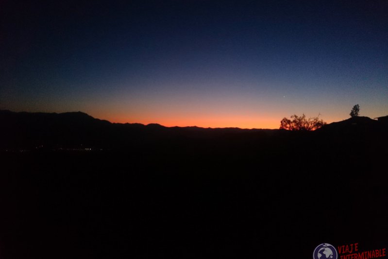 Anochecer en Mamalluca – San Isidro Anochecer en Mamalluca - San Isidro