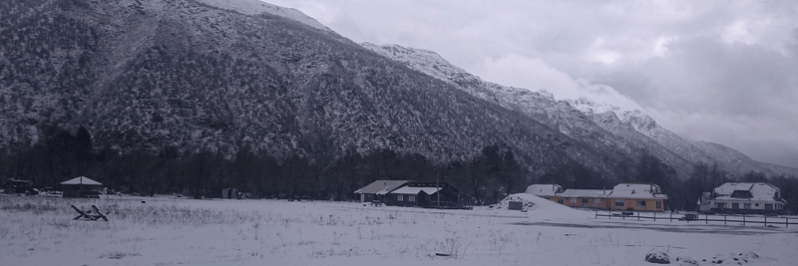 Otro paisaje nevado de Las Trancas