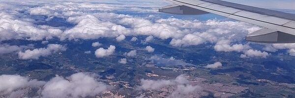 Avion Leticia a Bogota vista aerea