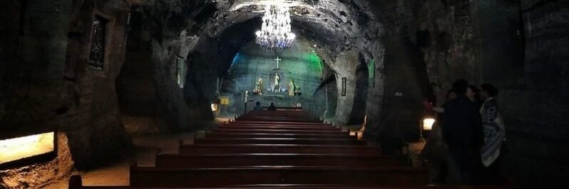 Catedral de sal Zipaquira Colombia altar