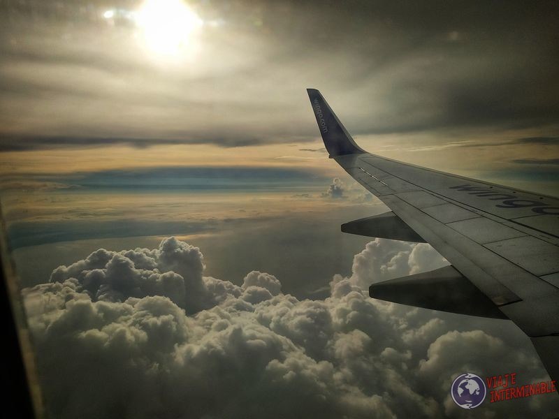 Avión hacia Panamá