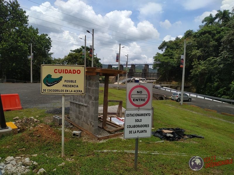 Cocodrilos Cartel Señal Canal de Panama
