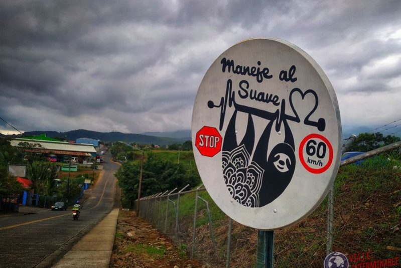 Cartel perezoso control velocidad Quesada Costa Rica Cartel perezoso control velocidad Quesada Costa Rica