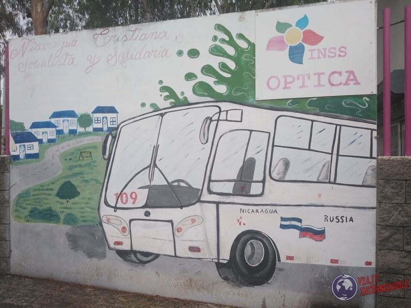 Buses grafiti nicaragua rusia managua