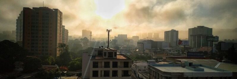 Mañana Vista más nítida de ciudad de Guatemala
