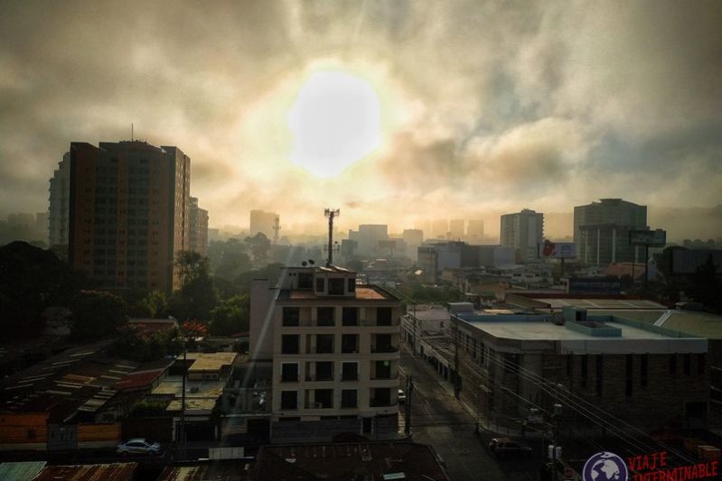 Mañana Vista más nítida de ciudad de Guatemala