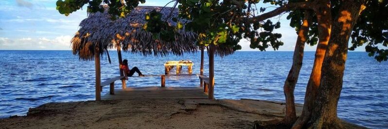 Belice Muelle con Joy Lost Reef Resort Riversdale Belize