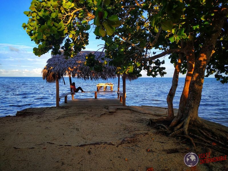 Belice Muelle con Joy Lost Reef Resort Riversdale Belize Belice Muelle con Joy Lost Reef Resort Riversdale Belize