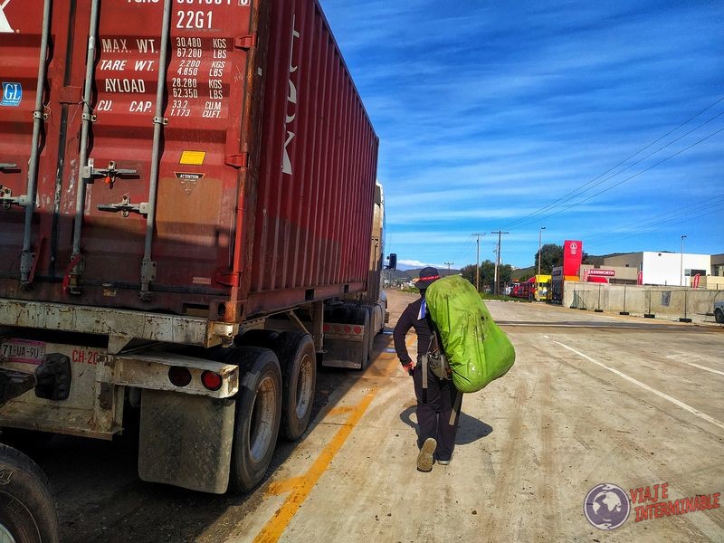 Camión hacia Tijuana Baja California Mexico