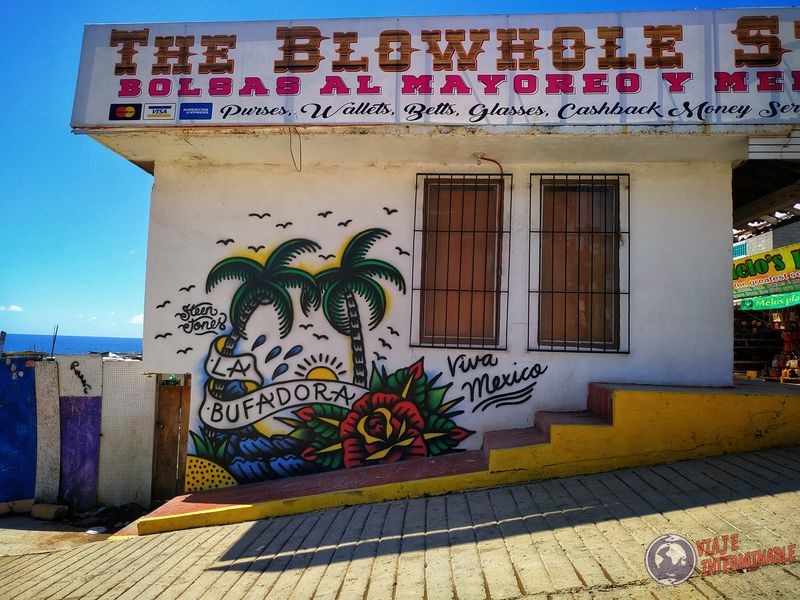 Grafiti Bufadora Ensenada Baja California Mexico