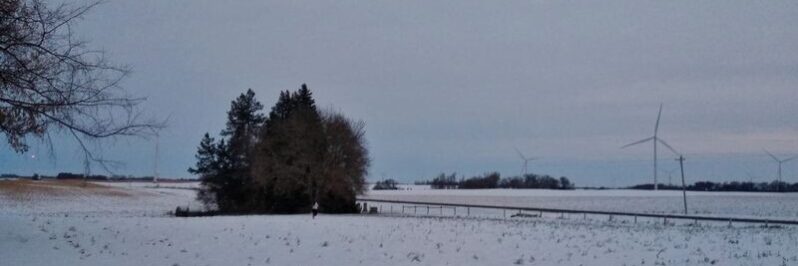 Nieve en granja Swensson