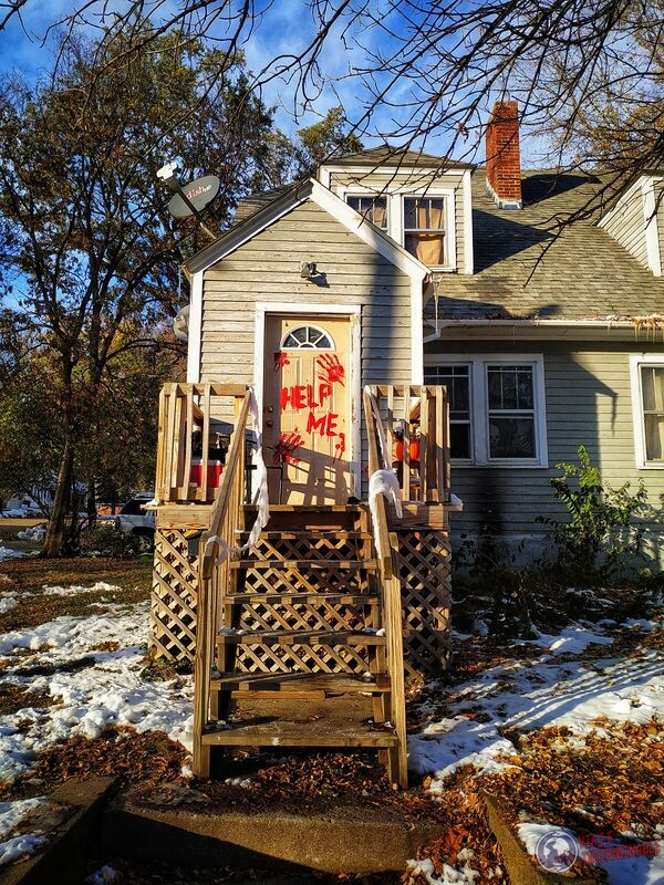 Decoracion halloween sangre Montevideo Minnesota