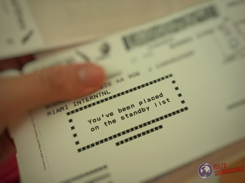 Ticket avión stand by beneficios de vuelo