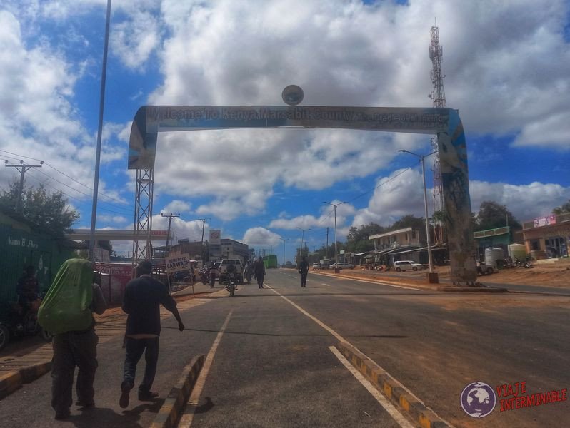 Bienvenidos a Kenia cartel frontera Africa